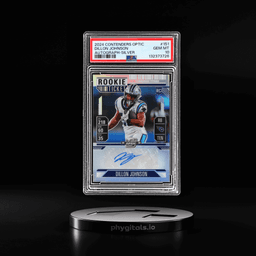 2024 Contenders Optic Autograph Silver Dillon Johnson #151 PSA 10