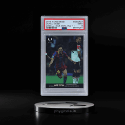 2013 Panini Limited Icons Official Messi Collection Game Worn Jersey Lionel Messi #GWJR27 PSA 9