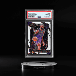 2024 Panini Select Courtside White Disco LeBron James #241 9/75 PSA 10