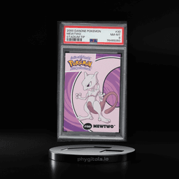 2000 Pokemon Danone Stadium Tip Mewtwo #30 PSA 8 NM-MT