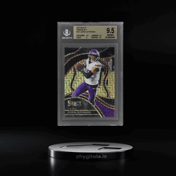2023 Panini Select Club Level Black Prizm Justin Jefferson #247 1/1 BGS 9.5