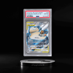2018 Pokemon Sun and Moon Tag Bolt Japanese Eevee/Snorlax Gx #106 PSA 10