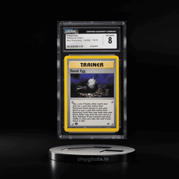 2001 Pokemon Neo Discovery 1st Edition Fossil Egg #72 CGC 8 NM-MT