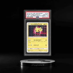 2018 Pokemon Sun and Moon Promo Japanese Team Magma Team Rainbow Rocket's Ambition Pokemon Center Purchase Campaign Pretend Boss Pikachu Team Magma #193SMP PSA 10