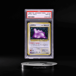 1997 Pokemon Japanese Fossil Holo Ditto #132 PSA 10 GEM MINT