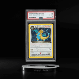 2000 Pokemon Team Rocket Holo Dark Dragonite #5 PSA 6 EXMT