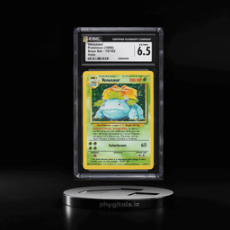 1999 Pokemon Base Set Holo Venusaur #15 CGC 6.5 EXMT+