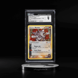 2004 Pokemon EX Team Magma Vs Aqua Holo Team Magma's Rhydon #11 CGC 9 MINT