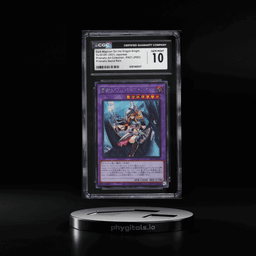 2021 Yu-Gi-Oh! Japanese PAC Prismatic Secret Rare Dark Magician Girl Dragon Knight CGC 10