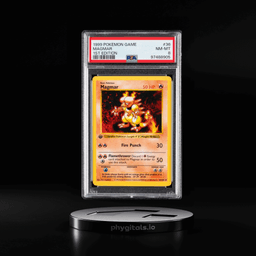1999 POKEMON GAME #36 MAGMAR 1ST EDITION PSA 8