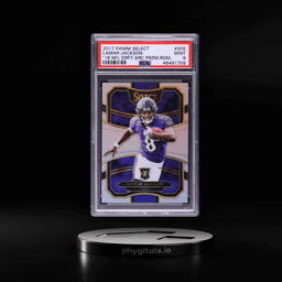 2017 Select '18 NFL XRC Prizm Redemption Lamar Jackson ROOKIE #305 PSA 9 MINT