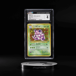 1996 Pokemon Japanese Base Set Holo Nidoking #34 CGC 4 VGEX