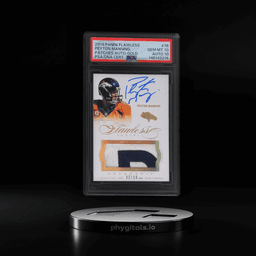 2014 Panini Flawless Patch Autograph Gold Peyton Manning #76 PSA 10 AUTO 10