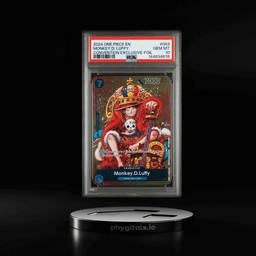 2024 ONE PIECE PROMOS 043 MONKEY D. LUFFY CONVENTION EXCLUSIVE-FOIL PSA 10