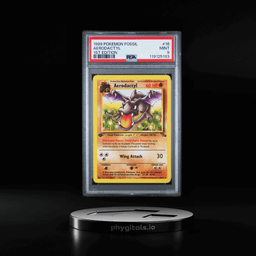 1999 POKEMON FOSSIL 1ST ED #16 AERODACTYL PSA 9
