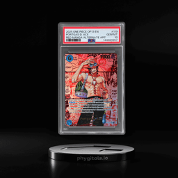 2025 One Piece Carrying On His Will Red Manga Alternate Art Portgas D. Ace #OP13-119 PSA 10
