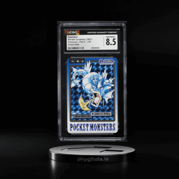 1997 Pokemon Japanese Bandai Carddass Part 4 Prism Holo Gyarados #130 CGC 8.5 NM-MT+