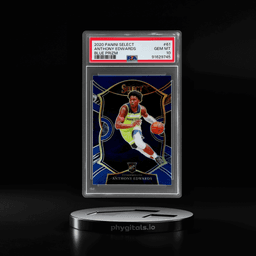 2020 Panini Select Concourse Blue Prizm Anthony Edwards #61 PSA 10