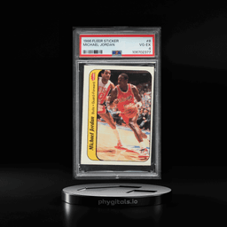 1986 Fleer Sticker Michael Jordan ROOKIE #8 PSA 4 VGEX