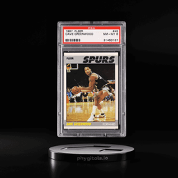 1987 Fleer Basketball Dave Greenwood #45 PSA 8 NM-MT
