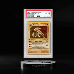 1 ST EDITION 1999 VINTAGE POKEMON Kabutops 9/62 Fossil Holo PSA 4