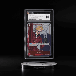 2022 One Piece Japanese Premium Coll. 25th Anniversary Manga Alt Art Sanji #OP01-013 CGC 10