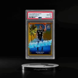 2024 Donruss Optic Splash Gold Stephon Castle #14 8/10 PSA 10