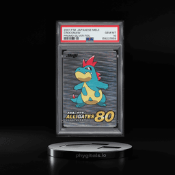 2001 Pokemon Japanese Meiji Promo Silver Foil Croconaw PSA 10 GEM MINT