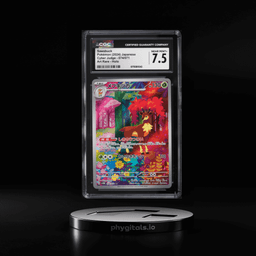 2024 Pokemon Japanese Scarlet & Violet Cyber Judge AR Sawsbuck #74 CGC 7.5 NRMT+