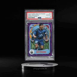 2023 Topps Argentina Fileteado Purple Tango Diego Maradona /15 #41 PSA 10 GEM MINT