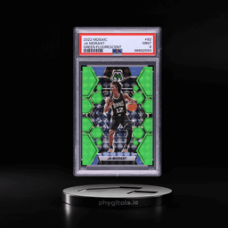 2022 Panini Mosaic Green Fluorescent Ja Morant /10 #82 PSA 9 MINT