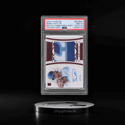 2022 Panini Flawless Rookie Patch Signature Ruby Bobby Witt Jr. #RCP-BW 9/20 PSA 9