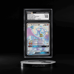 2019 Pokemon Sun & Moon Hidden Fates Shiny Vault Full Art Reshiram GX #SV51 CGC 10 GEM MINT