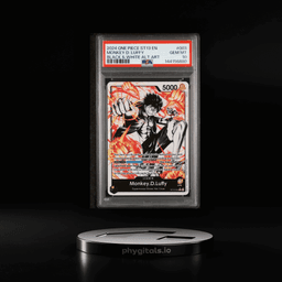 2024 ONE PIECE ULTRA DECK ST13-THE THREE BROTHERS 003 MONKEY D. LUFFY BLACK & WHITE ALTERNATE ART PSA 10