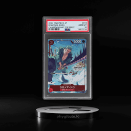 2022 One Piece Promos Japanese Championship Top Prize Roronoa Zoro #ST01-013 PSA 10
