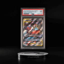 2019 POKEMON SUN & MOON UNIFIED MINDS FULL ART/MEGA SABLEYE & TYRANITAR GX PSA 9