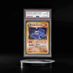 1997 Pokemon Japanese Rocket Gang Holo Dark Machamp #68 PSA 10 GEM MINT