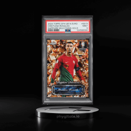 2024 Topps Chrome UEFA Euro Sapphire Selections Gold Cristiano Ronaldo /50 #SS-13 PSA 9 MINT