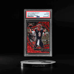 2020 Panini Select Field Level Red Disco Prizm Joe Burrow #346 30/49 PSA 10