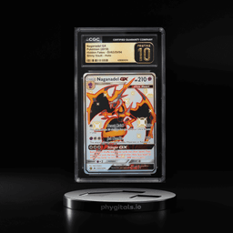2019 Pokemon Sun & Moon Hidden Fates Vault Full Art Naganadel GX #SV63 CGC 10 PRISTINE