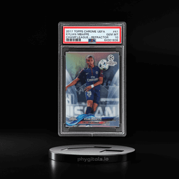 2017 Topps Chrome UEFA Champions League Refractor Kylian Mbappe #41 PSA 10