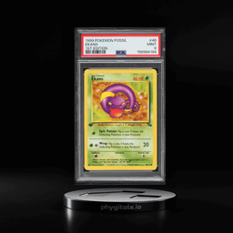 1999 Pokemon Fossil 1st Edition Ekans #46 PSA 9 MINT