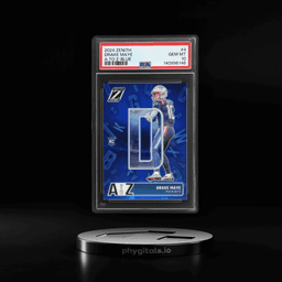 2024 Zenith A To Z Blue Drake Maye #4 11/25 PSA 10