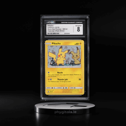 2019 Pokemon Sun & Moon Promo Team Up Holo Pikachu #SM162 CGC 8 NM-MT