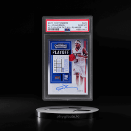 2020 Panini Contenders Autograph Veteran Season Playoff Ticket Allen Iverson #VS-AIV 31/49 PSA 10