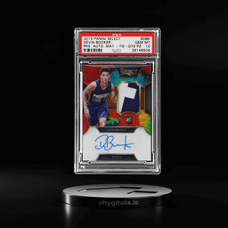 2015 Panini Select Rookie Jersey Autograph Tie-Dye Devin Booker #RA-DBK 11/25 PSA 10