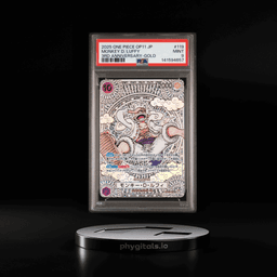 2025 ONE PIECE JAPANESE OP11-A FIST OF DIVINE SPEED 119 MONKEY D. LUFFY 3RD ANNIVERSARY-GOLD PSA 9