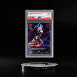 2025 Riftbound League of Legends Origins Release Event Prize Pack Jinx #251 PSA 9