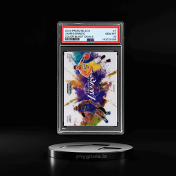 2024 Panini Prizm Black Color Blast Duals LeBron James/Luka Doncic #7 PSA 10