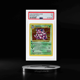 1999 Pokemon Base Set 1st Edition Holo Nidoking #11 PSA 5
